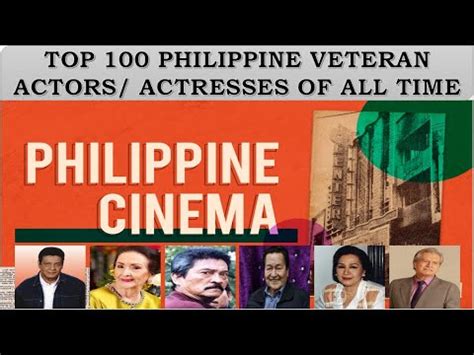 PHILIPPINE VETERAN ACTORS OF All TIME .